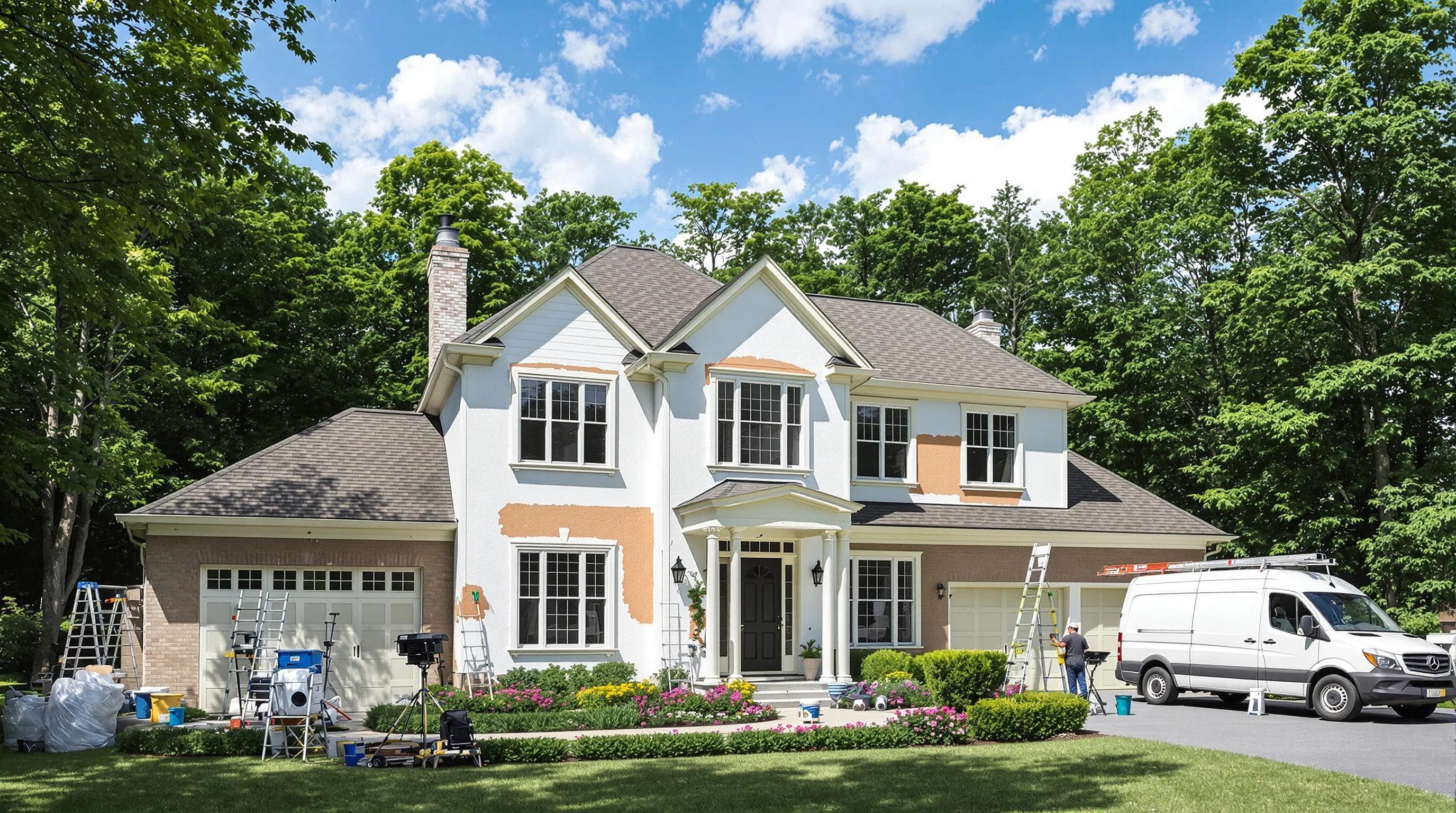 Phoenix House Painters painting equipment