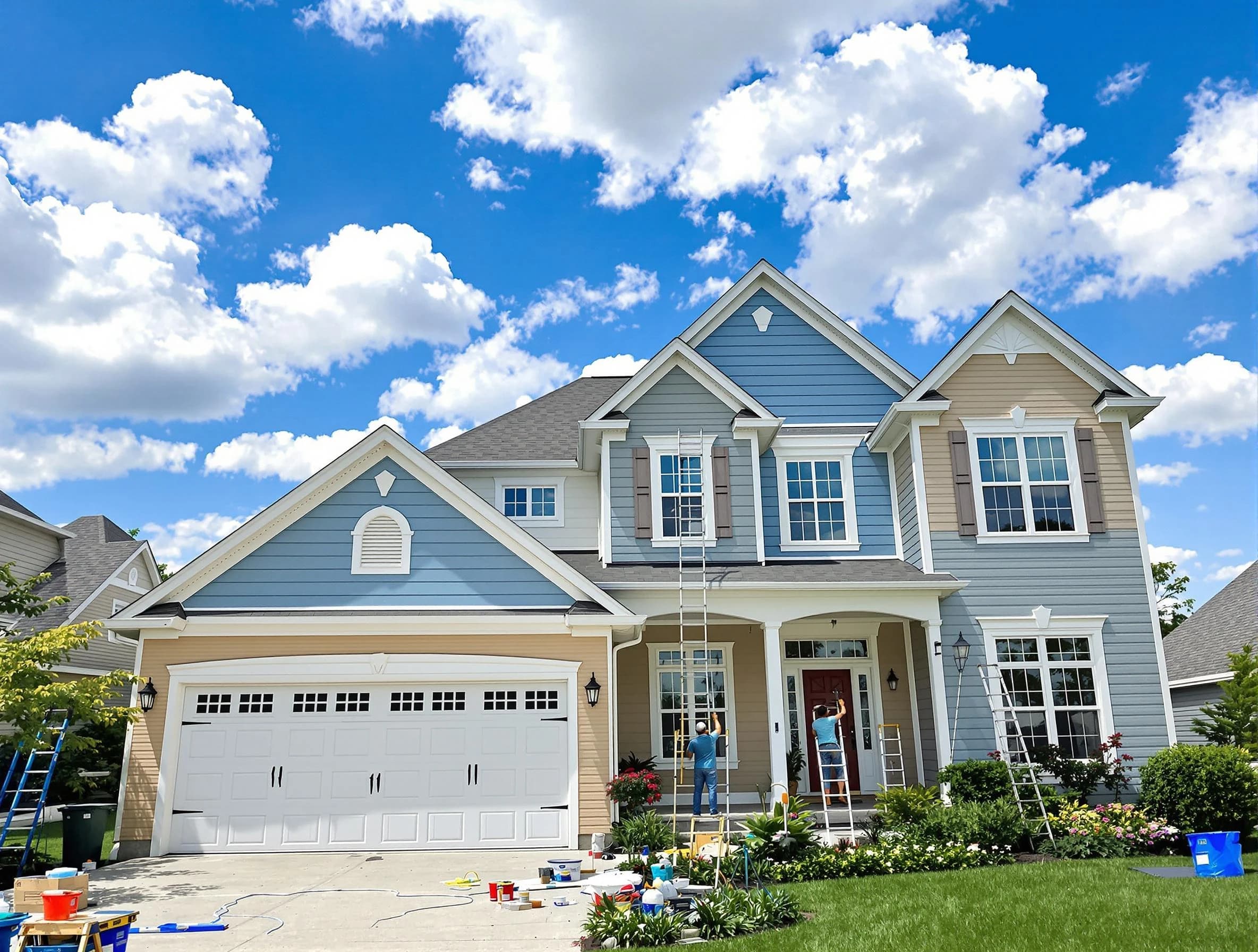 Professional house painting by Phoenix House Painters experts in Phoenix, AZ